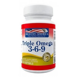 Triple Omega 3 6 9 Healthy America 120 Softgels (Entrega Inmediata)