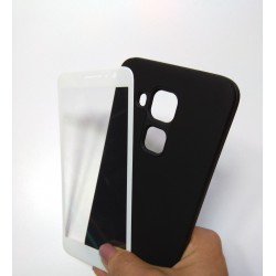 Kit Protector Nova Plus Anti-impacto Negro + Curvo 3d Blanco (Entrega Inmediata)
