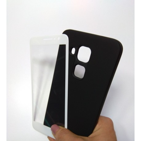 Kit Protector Nova Plus Anti-impacto Negro + Curvo 3d Blanco (Entrega Inmediata)