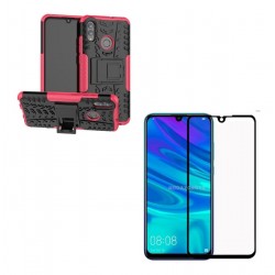 Kit Armadura Protector Huawei P Smart 2019 + Vidrio 6d Curv (Entrega Inmediata)
