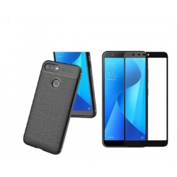 Kit Protector Asus Zenfone Max Plus M1 Zb570tl X018dc + Vi (Entrega Inmediata)