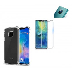 Kit Protector Acrilico Huawei Mate 20 Pro + Vidr 6d + Lente (Entrega Inmediata)