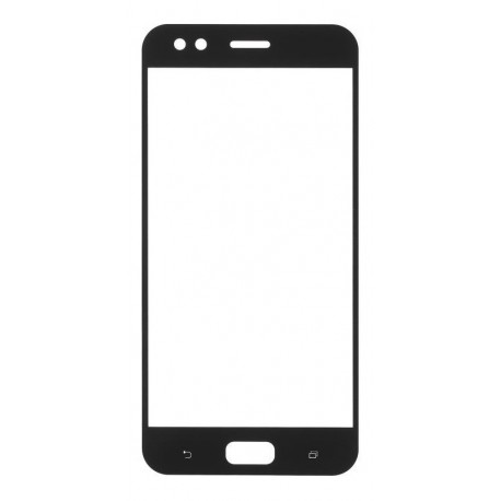 Kit Bumper Asus Zenfone 4 Ze554kl Plateado + Vidrio Negro (Entrega Inmediata)
