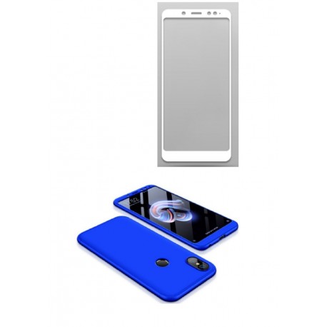 Kit Protector 360 Xiaomi Redmi Note 5 / Pro + Vidrio 3d Bl (Entrega Inmediata)