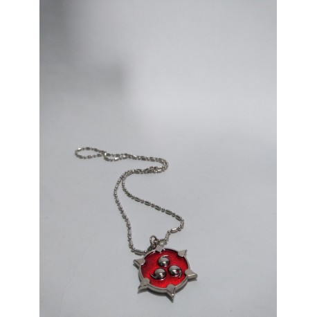 Naruto Collar Sharingan Juubi Metálico (Entrega Inmediata)