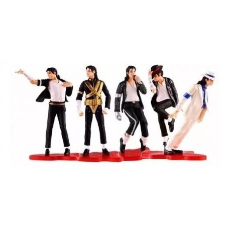 Muñecos O Figuras Michael Jackson Set X 5 + Envio (Entrega Inmediata)