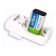 Bateria Pila Beston 9v 250 Mah Recargable + Cargador Aa Aaa (Entrega Inmediata)