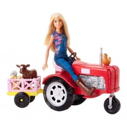 Muñeca Barbie Granjera Tractor Niña Original Nueva (Entrega Inmediata)