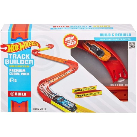 Pista Hot Wheels Track Builder Paquete De Curvas Premium (Entrega Inmediata)