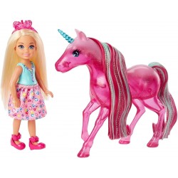 Barbie Chelsea Unicornio Muñeca Original Mattel (Entrega Inmediata)