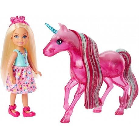 Barbie Chelsea Unicornio Muñeca Original Mattel (Entrega Inmediata)