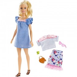 Muñeca Barbie Fashionista Fashion Original 99 2 Cambios (Entrega Inmediata)