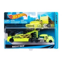 Super Remolque Hot Wheels Rock N Race 1 Remolque + 1auto (Entrega Inmediata)