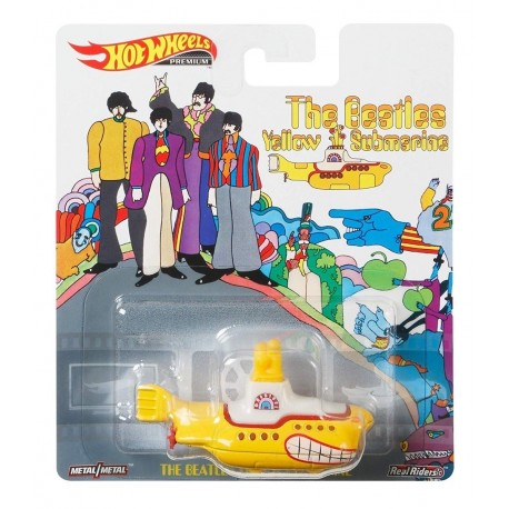 Carro Auto Hot Wheels The Beatles Yellow Submarine (Entrega Inmediata)