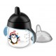 Vaso Avent Pinguino Entrenador 9oz 260ml 12m+ Negro (Entrega Inmediata)