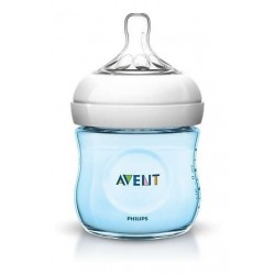 Avent Tetero Biberon Natural 4 Oz 125 Ml X1 Azul 0m+ (Entrega Inmediata)
