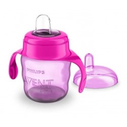 Vaso Boquilla Avent Classic Suave 7 Oz 200 Ml 6m+ Rosado (Entrega Inmediata)