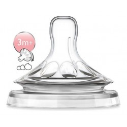 Chupos De Repuesto Tetinas Avent Natural Flujo Variable 3m+ (Entrega Inmediata)