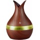 Difusor Aroma Madera Luz Led Humidificador + 1 Esencia (Entrega Inmediata)