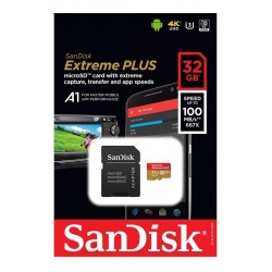 Memoria Micro Sd Sandisk Extreme Plus 32gb 100mb/s A1 V30 (Entrega Inmediata)