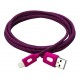 Cable Lightning 2mt iPhone 6 7 8 X/iPad Resistente Enmallado (Entrega Inmediata)