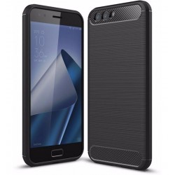 Kit Total Carbono Zenfone 4 Ze554kl Negro + Vidrio Blanco (Entrega Inmediata)