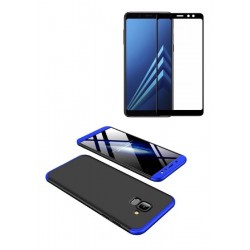 Funda Protector 360 Samsung Galaxy A8 2018 + Vidrio (Entrega Inmediata)
