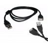 Cable Extension Usb 1.5mts Macho A Hembra Con Filtro Calidad (Entrega Inmediata)