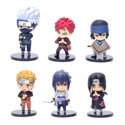Naruto Sasuke Colección X 6 Figuras En Bolsa (Entrega Inmediata)