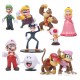 Super Mario Bros Wario Colección 10 Figuras En Bolsa (Entrega Inmediata)
