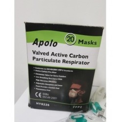 Cajax20 Tapabocas Mascarilla Apolo Niosh N95 Filtro Valvula (Entrega Inmediata)
