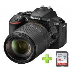 Nueva Camara Nikon D5600 +18-140 Mm Vr 24,2 Mpx + 16gb (Entrega Inmediata)