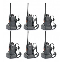 Radios Teléfono Baofeng Bf-888s 2 Vias Paquete X 6 Original (Entrega Inmediata)
