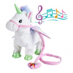 Peluche Unicornio Con Sonido, Camina, Baila, Mueve La Colita (Entrega Inmediata)
