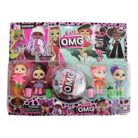 4 Muñecas Lol Surprise Mas 1 Sorpresa Series Nuevas (Entrega Inmediata)