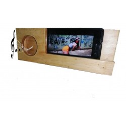 Soporte Amplificador Ecológico En Madera Horizontal + Envio (Entrega Inmediata)