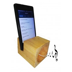 Soporte Amplificador Ecológico En Madera Cuadrado + Envio (Entrega Inmediata)