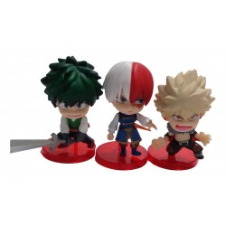 Boku No / My Hero Academia Set X 3 Figuras (Entrega Inmediata)