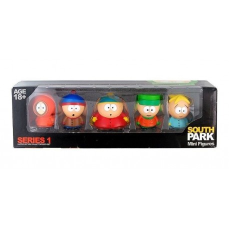 South Park Series Estuche 5 Mini Figuras En Caja (Entrega Inmediata)