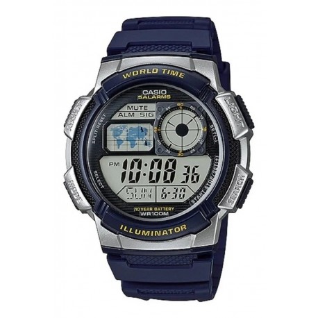 Reloj Casio Ae-1000w 5 Alarmas Temporizador 100% Original (Entrega Inmediata)