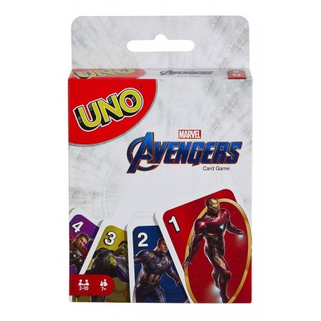 Juego Uno S Avengers Marvel Niños Didáctico Familiar Cartas (Entrega Inmediata)
