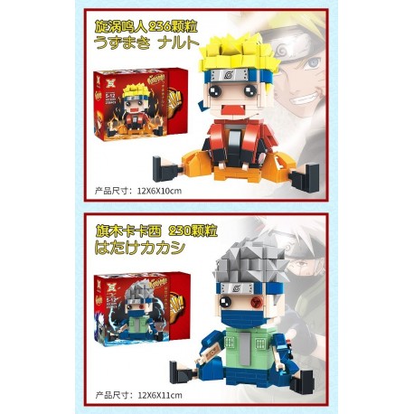 Naruto Set X4 Bloques De Construcción + Obsequio (Entrega Inmediata)