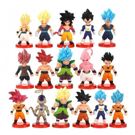 Figura Dragón Ball Colección X16 Goku Fase 4 Broly (Entrega Inmediata)