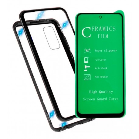 Funda Estuche Magnetic Case + Vidrio Ceramic Samsung Note 20 (Entrega Inmediata)