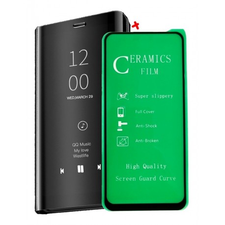 Funda Flip Cover De Lujo + Vidrio 3d Samsung Note 20 Ultra (Entrega Inmediata)