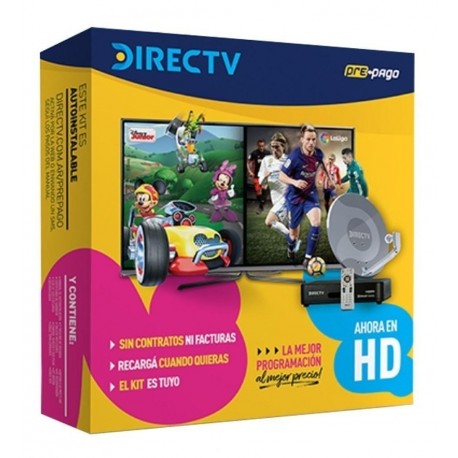 Directv Prepago Hd Kit Antena Decodificador Completo Origina (Entrega Inmediata)