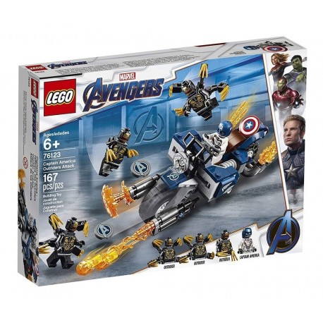 Lego Súper Héroes Avengers Vehículo Del Capitán América (Entrega Inmediata)