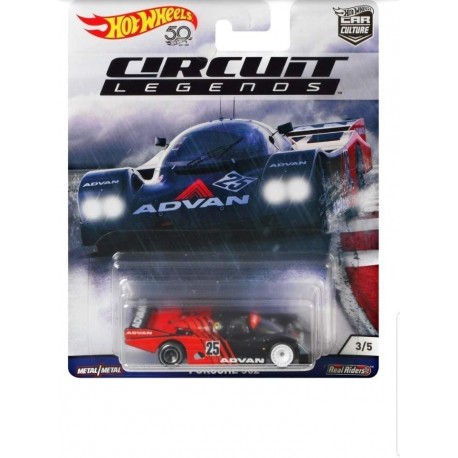 Auto Hot Wheels Circuit Legends Porsche 962 (Entrega Inmediata)