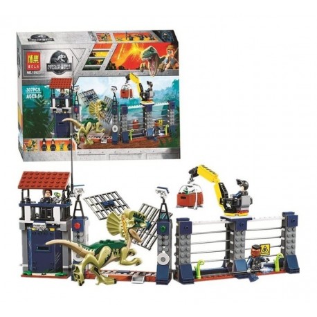 Figura Jurassic World Bloques De Construcción 307 Pza (Entrega Inmediata)