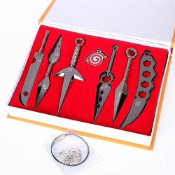 Set De Accesorios Coleccionable Naruto 8 Piezas (Entrega Inmediata)